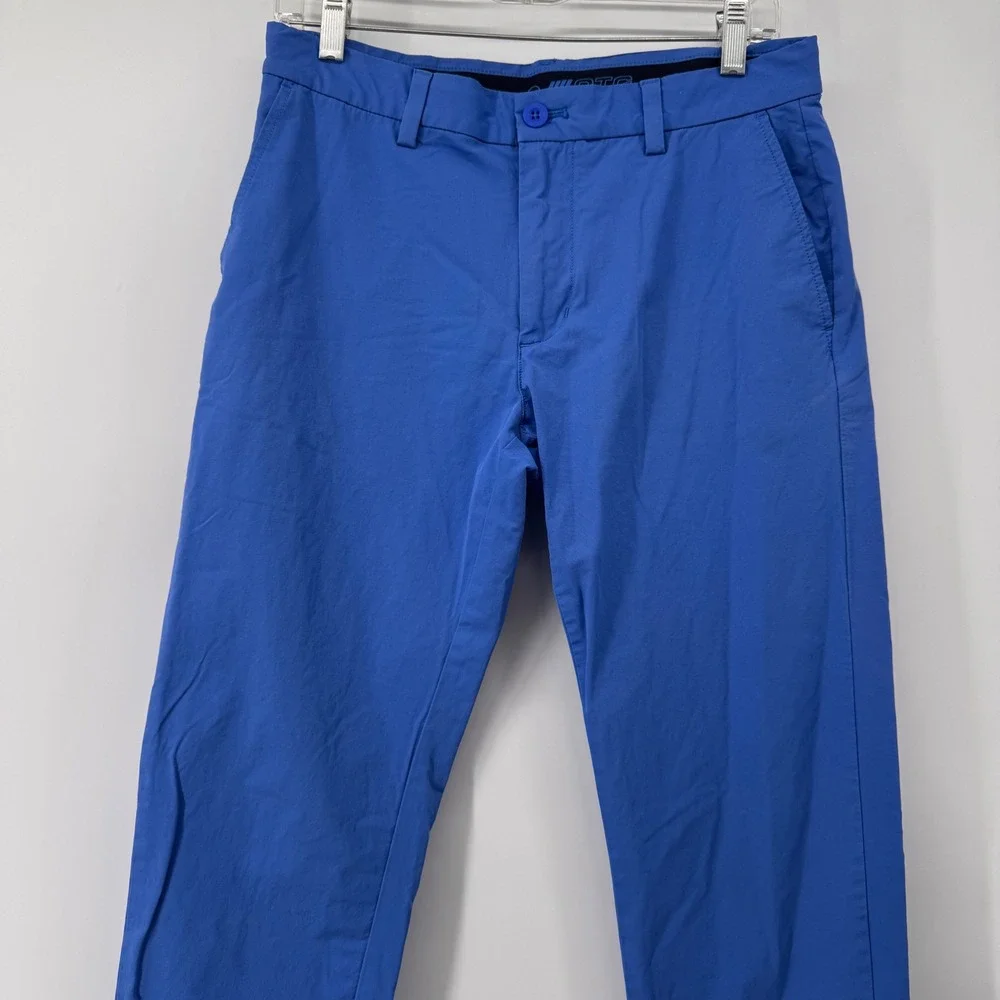 Vineyard Vines On-The-Go Pant Mens 30x32 Blue Stretch Performance Chino Pants